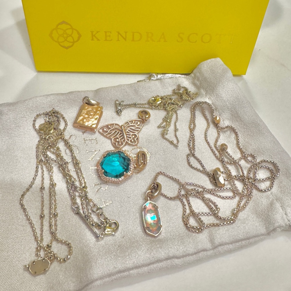 LOT of Kendra Scott w/ Dichroic glass